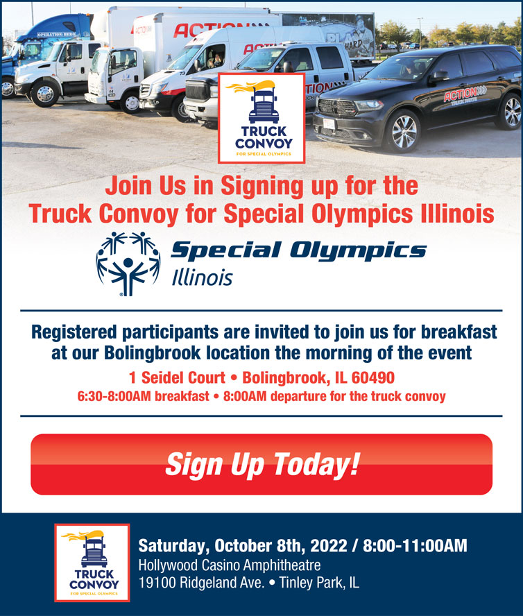 Truck Convoy for Special Olympics