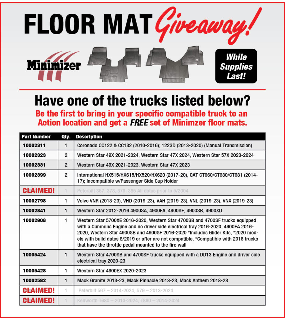 Floor Mat Giveaway